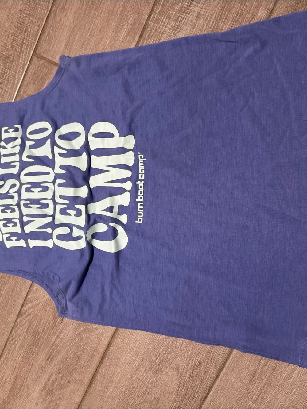 Burn Boot Camp Women’s Blue Muscle Tank - Picture 2 of 2